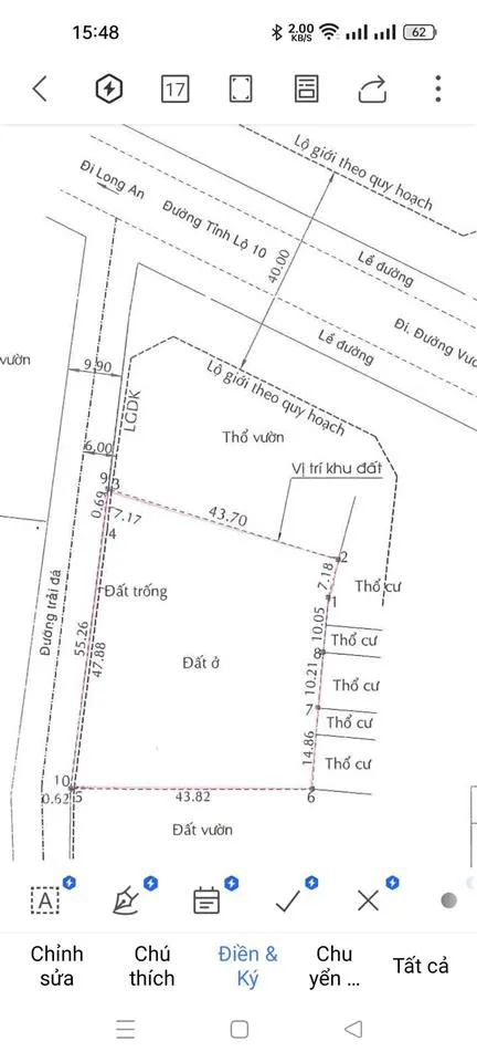 Bán 2.113m2 đất thổ đường trần văn giàu, h. bình chánh, giảm 4 tỷ còn 33 tỷ