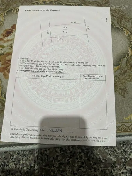 Chủ cần tiền bán nhanh lô đất hợp thanh mỹ đức 51,4m gần mọi tiện ích với giá chỉ 850t