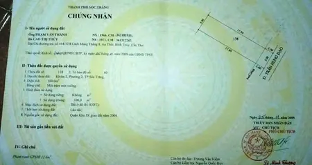 Bán đất mặt tiền Trần Hưng Đạo 88.1m² ngang 5m giá 2.2 tỷ Phường Phú Lợi