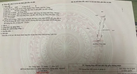 Bán đất 418.4m² ngang 10m giá 2 tỷ Xã An Ninh
