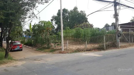 Bán lô đất 950m2, giá 9,5 tỷ, góc 2 mặt tiền phạm thị tánh (đường ấp 6 hưng long cũ), xã hưng long