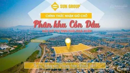 Sungroup ra mắt 600 lô đất nền hoà xuân vị trí đẹp giá gốc chủ đầu tư chiết khấu cao