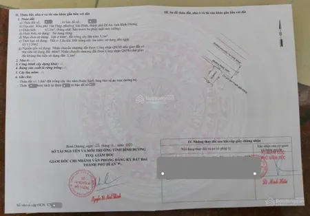 Mặt tiền kinh doanh bán đất 3,25 tỷ, mt đường nguyễn thị tươi, p. tân bình, tp. dĩ an