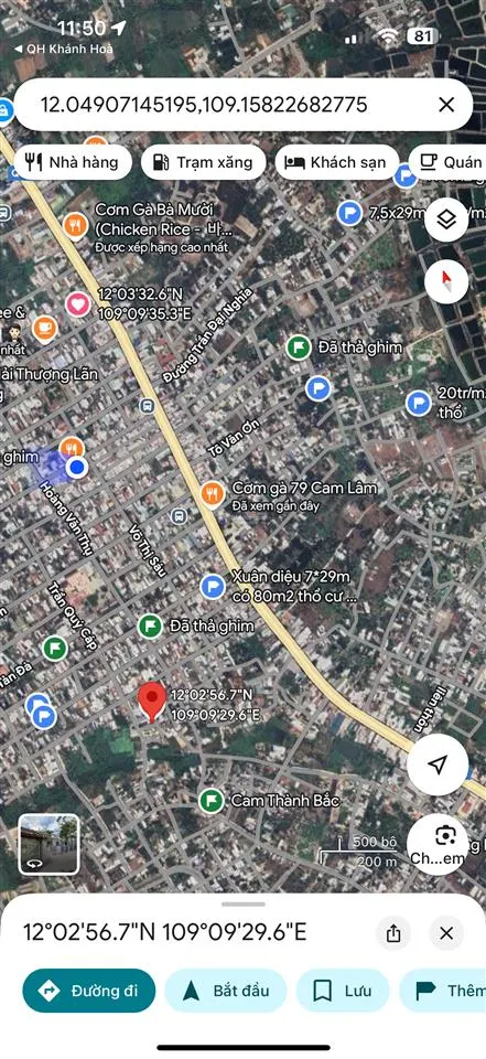 Quá rẻ đất trung tâm thị trấn cam đức full thổ cư giá chỉ hơn 1tỷ o