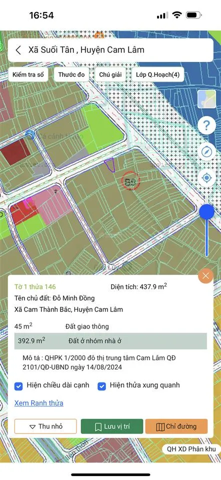 Chủ cần ra nhanh đất thổ cư đường quy hoạch 30m sát đầm thuỷ triều. 0798 347 ***