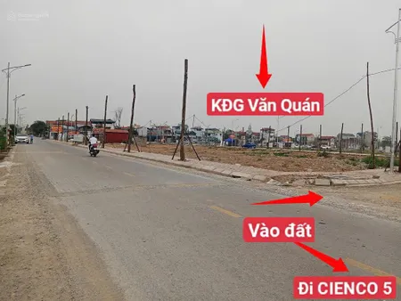 Chỉ 4x tr/m² lô đất đẹp cạnh kđg văn quán mặt đường 8m gần dự án vin 0977 690 ***