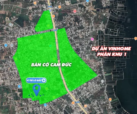 Bán đất 314m² ngang 12m giá 3.96 tỷ Xã Cam Lâm