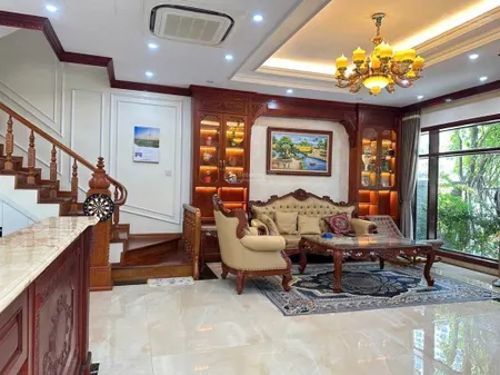 Biệt thự song lập ngọc trai hoàn thiện full nội thất cao cấp giá 36 tỷ vin gia lâm (0985 941 ***)