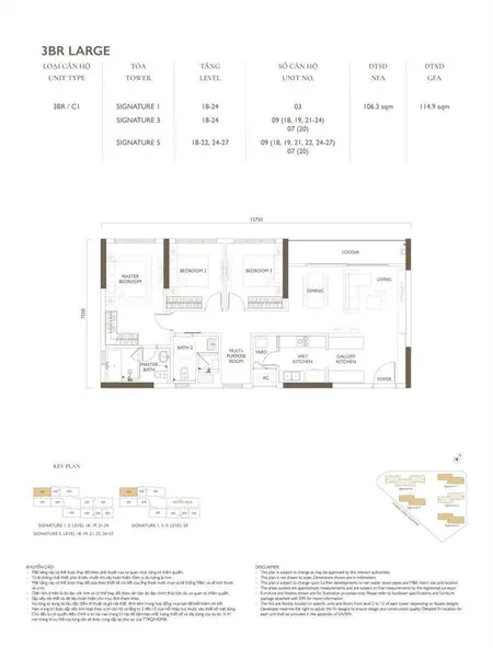 Chính chủ bán căn 106m2 s2 lumi hn đông nam giá 8.69 tỷ bp 0786 598 ***
