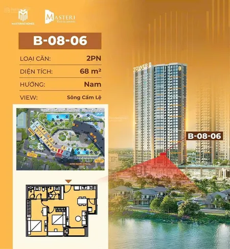 Hot! căn 2pn view đẹp 3 mặt sông giá tốt nhất cuối cùng masteri rivera đà nẵng chiết khấu 18%
