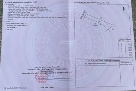 Bán đất mặt tiền đường 6m, xã cẩm đường, gần cổng sân bay long thành
