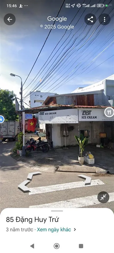 Bán góc 2 mặt tiền đường 7m5 trục thông biển đối diện cổng trường học liên chiểu