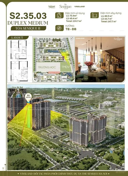 Duplex tầng cao, view thoáng mà chỉ 73tr/m2. giá rẻ không tưởng, chớp ngay hàng siêu hiếm