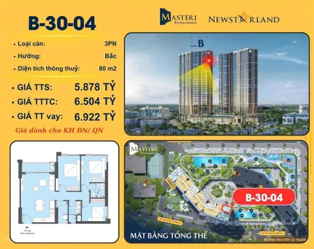 Bán căn hộ masteri rivera đà nẵng giá gốc chủ đầu tư, chiết khấu lên đến 15%