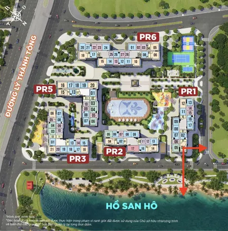 Bán căn hộ 3pn, giá 5.4 tỷ, diện tích 85m2 tại the paris vinhomes ocean park, view sông san hô