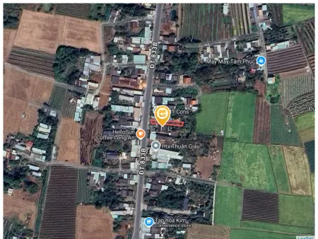Bán đất 225.7m² ngang 4,5m giá 2.7 tỷ Xã Long Cang