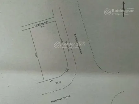 Chính chủ bán nhanh lô góc 2 mặt tiền đường phạm hữu kính