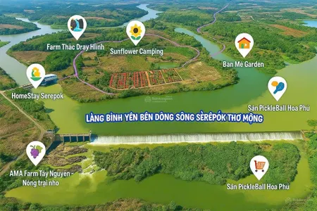 Buôn ma thuột đắk lắk đất giáp sông sống giữa thiên nhiên trong lòng thành phố chỉ 459 triệu/lô