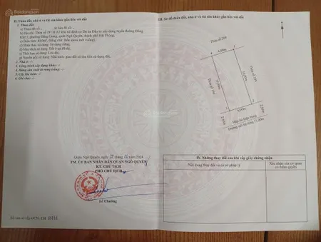 Duy nhất 1 lô còn sót lại tđc cây đa đằng giang ngô quyền hải phòng diện tích 40m ngang 4m