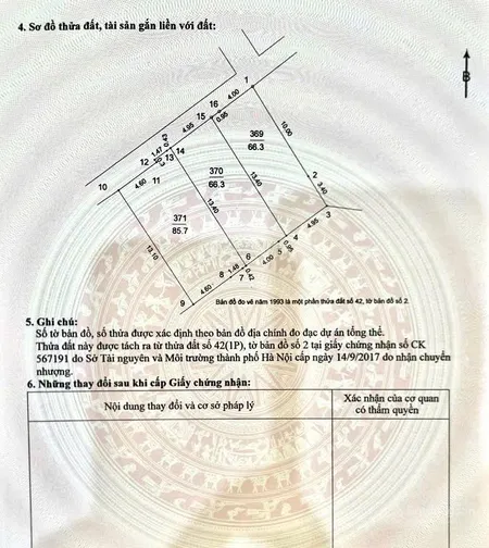 Bán gấp thửa đất vàng ngọc thuỵ 8 tỷ67m2mặt tiền 5mgiá đầu tưngõ thông, nông ô tô gầnsổ vuông