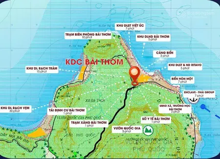 Cần bán gấp lô tái định cư bãi thơm, phú quốc, diện tích 138m2, giá 1,2 tỷ (có thương lượng)