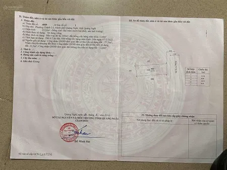 Bán đất 64 đường võ thị sáu, chánh lộ, quảng ngãi, 5,7 tỷ, 212,6m2 giá siêu hời uy tín
