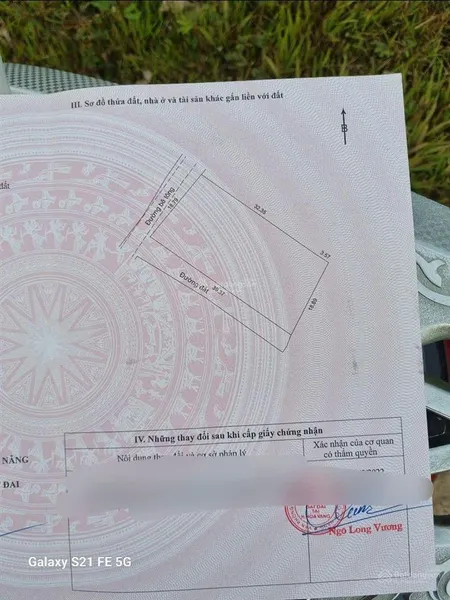 Đất trồng cây hằng năm thông vành đai, gần khu thương mại tự do, 700m2 ngang rộng rãi 18m.