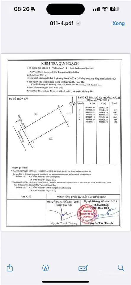 Bán đất gần đường d30, vĩnh hiệp, nha trang. 0935 919 ***