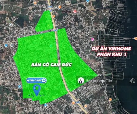 Bán đất tân lập cam lâm 314m², ngang 12m, có nhà cấp 4 giá chỉ 330tr/m ngang