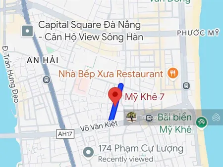 Bán lô đất mặt tiền mỹ khê 7 gần nguyễn công trứ, sát biển