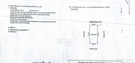 1.8 TỶ CÓ NGAY NHÀ MỚI TẠI AN DƯƠNG, HẢI PHÒNG.