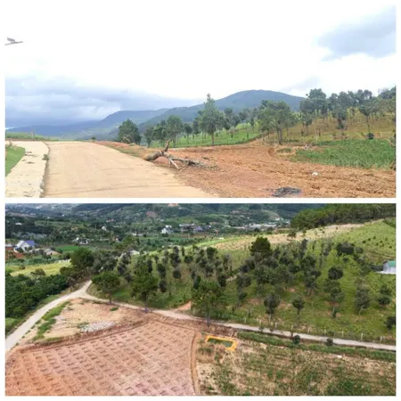 Bán lô đất góc 2 mặt tiền view đồi thông nam ban, lâm hà, giá chỉ 790 triệu