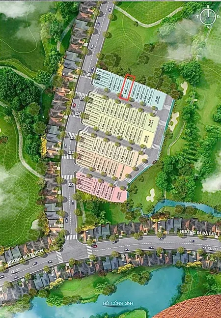 Đất sổ đỏ thổ cư ngay hồ cống sình cách quốc lộ 20 chỉ 200m, diện tích đa dạng, dân cư sầm uất