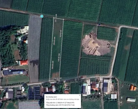 Bán đất 2200m² ngang 20m giá 1.9 tỷ, phường An Tịnh