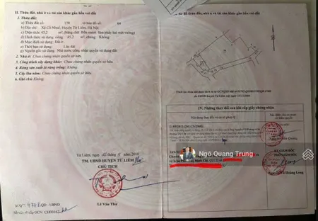 Bán đất lô góc, xây ccmn hoặc xây ở, mặt ngõ trần cung, phạm văn đồng, giá mềm đầu tư tốt có 175 tr