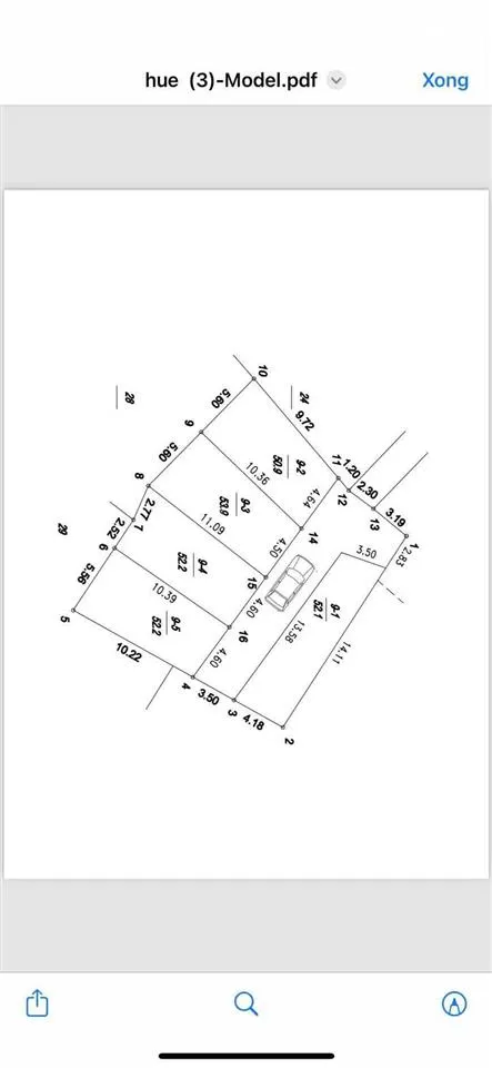 Bán 60.9m2 tt kim bài morning đỗ đất