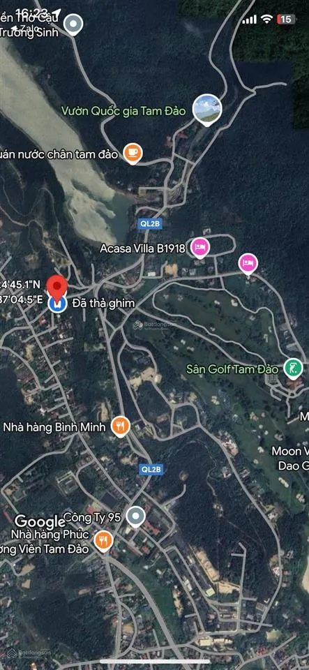 Chính chủ bán đất 825m2 gần sân golf tam đảo tại xã hồ sơn, tam đảo, vĩnh phúc, 5,2 tỷ vnd