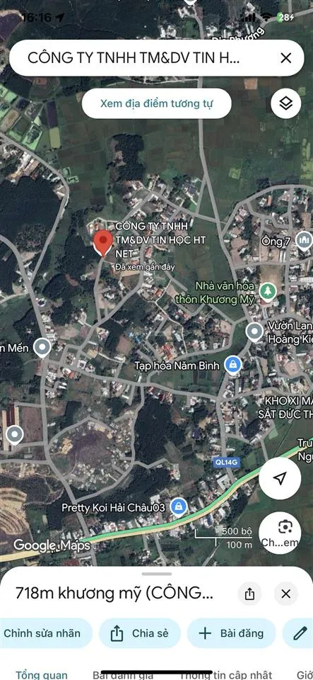 Chào bán nhà vườn 718m2 khương mỹ, hoà phong, đà nẵng
