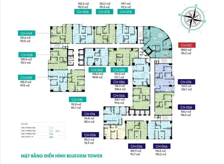 Bán suất ngoại giao bluegem tower thanh trì