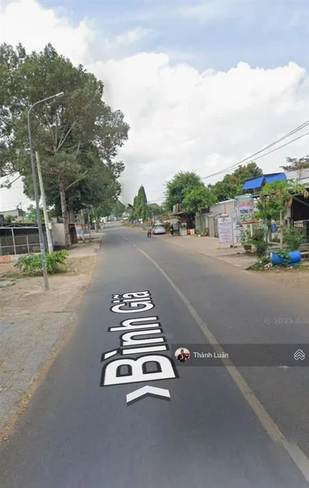 Bán đất thổ cư 627,1m2 tại mặt phố mỹ xuân ngãi giao, ngay trường mầm non hách dịch
