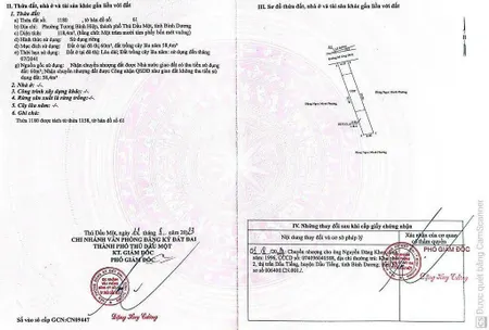 Bán đất trung tâm thủ dầu một đường ô tô 7m, sổ hồng riêng, xây dựng tự do, giá tốt chỉ 1.86 tỷ