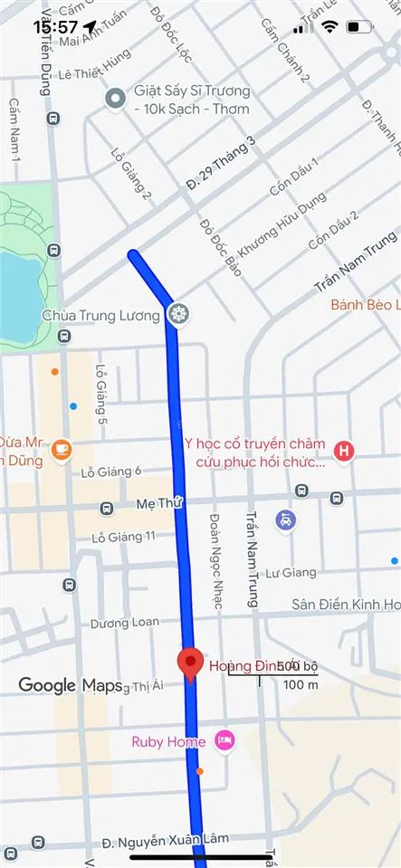 Bán đất đường 7m5 hoàng đình ái, hòa xuân, cẩm lệ, sát ngã tư mẹ thứ