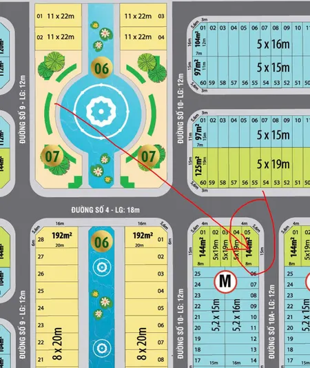 Ngộp nặng, bán lỗ sâu nền góc M5 dự án Lago Centro