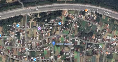 Đất Full Thổ Cư Cách Đường Trường Sa 200 Mét.