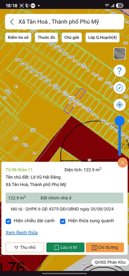 Bán đất 118m² ngang 5m giá 1.35 tỷ Phường Tân Hải