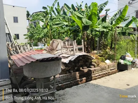 Bán 103,5m2 đất Đình Trung Thư Lâm đường ô tô sổ full thổ cư ngõ thông đẹp