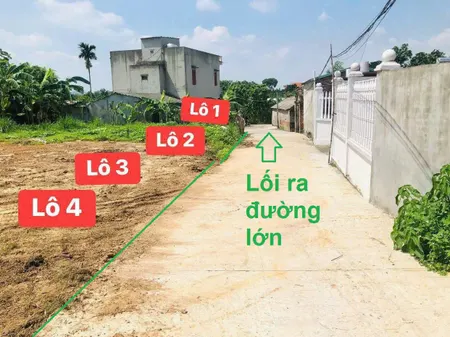 Bán đất 110m² ngang 6,55m giá 580 triệu Phường Tự Lạn