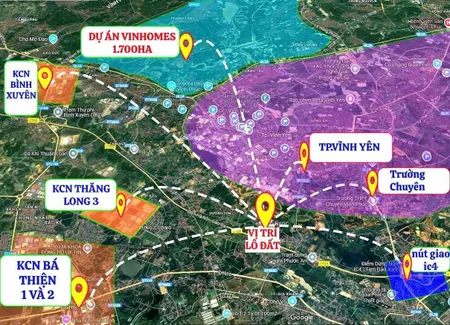Bán đất 95.2m² ngang 5m giá 950 triệu Xã Bình Xuyên