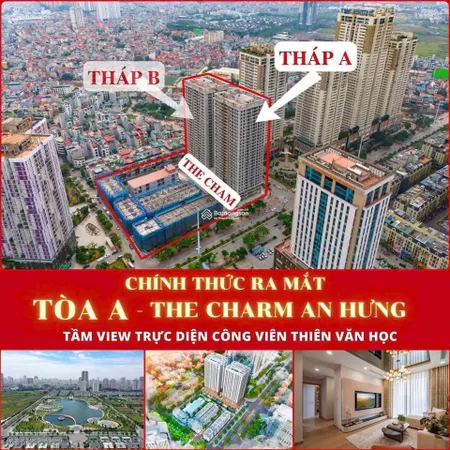 Bán căn hộ 3n cao cấp the charm an hưng, cách mỹ đình 10p lái xe, giá 7x triệu/m2vốn 2,5 tỷ ck 3%