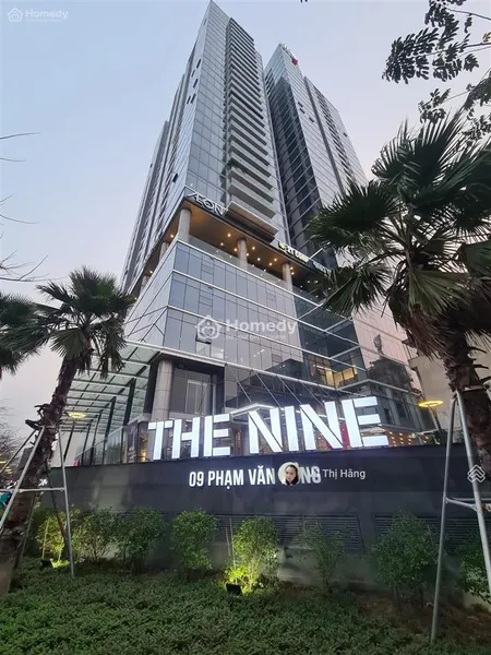 Chính chủ gửi bán căn hộ 87.8m2 tầng cao , chung cư cao cấp the nine số 9 phạm văn đồng, sẵn sổ